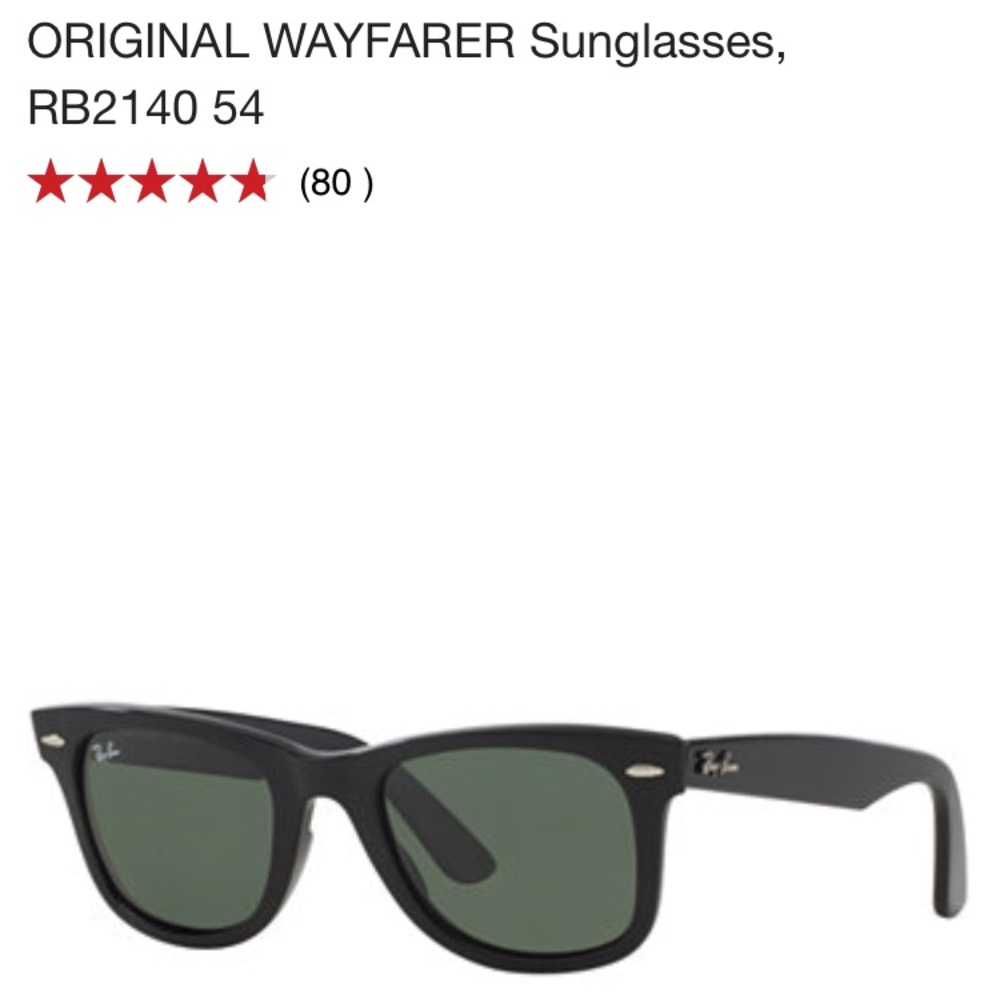 Brand new Rayban wayfarer sunglasses unisex